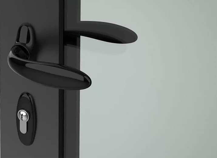 Ручка Stublina для алюминиевых окон и дверей черная