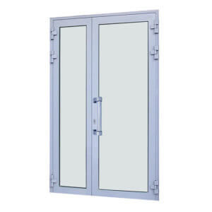 Дверь штульповая Алютех ALT C48 алюминиевая